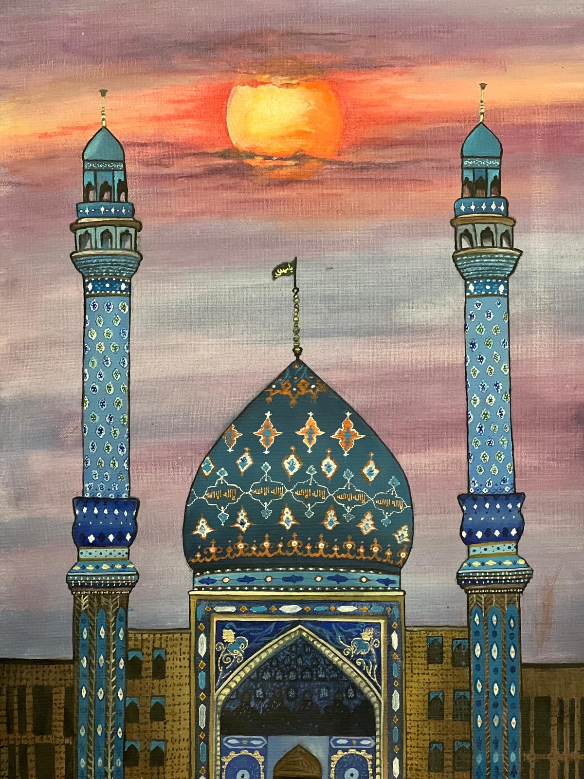 The Mosque at Sunset