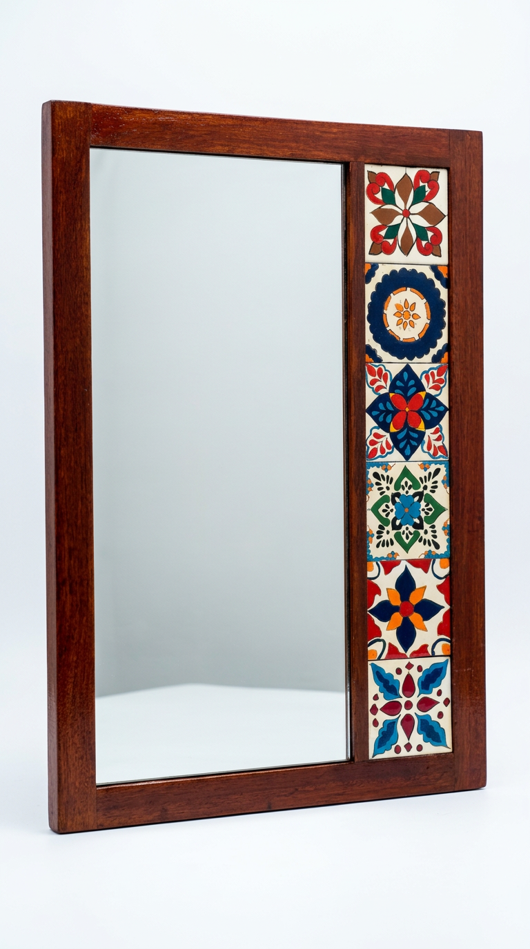 Handcrafted Tile Mirror -2