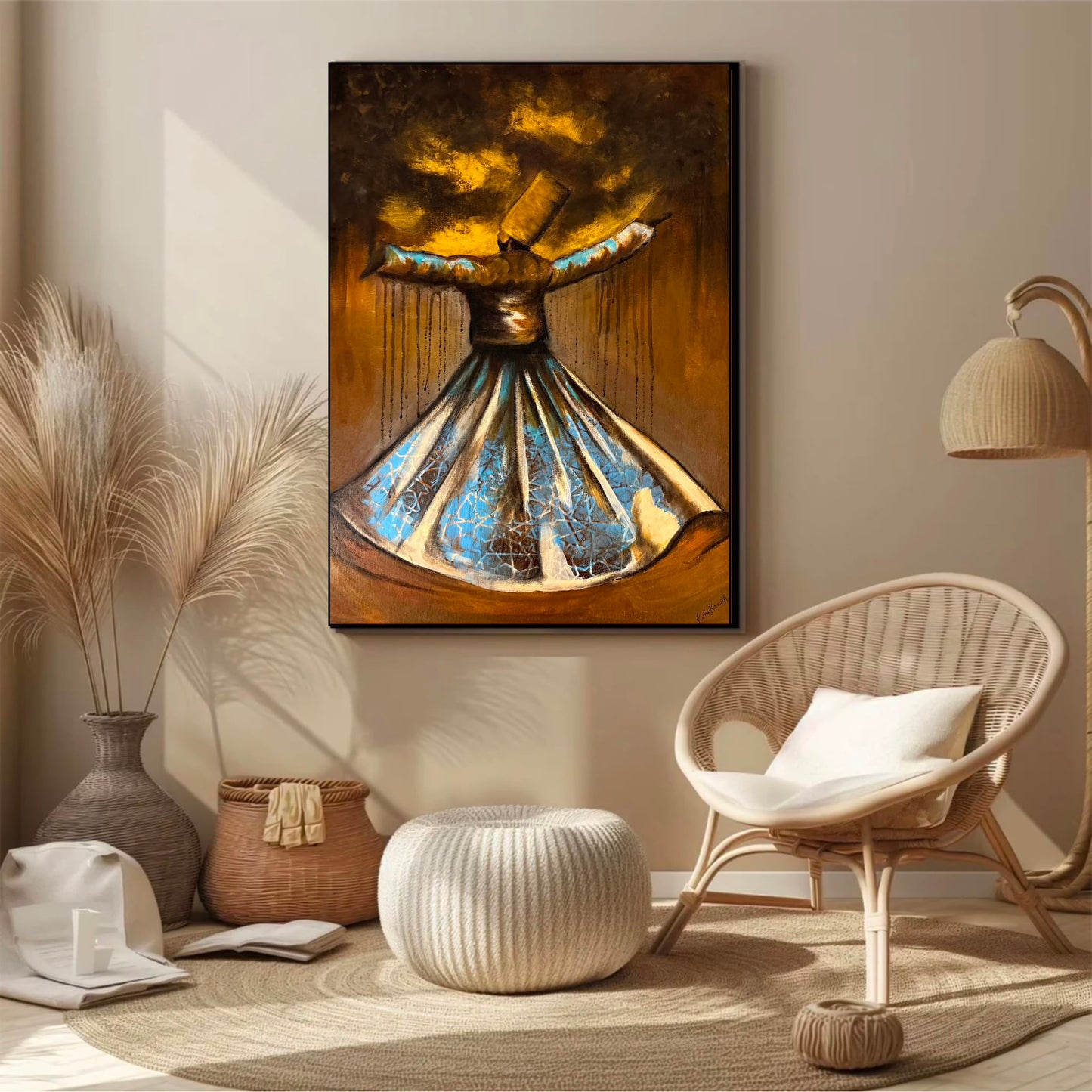 Sufi in Gold & Ash