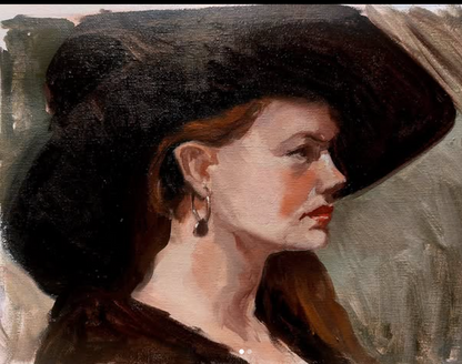 Woman in a Black Hat