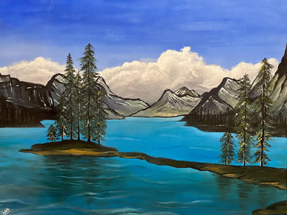 The Lake and Mountains