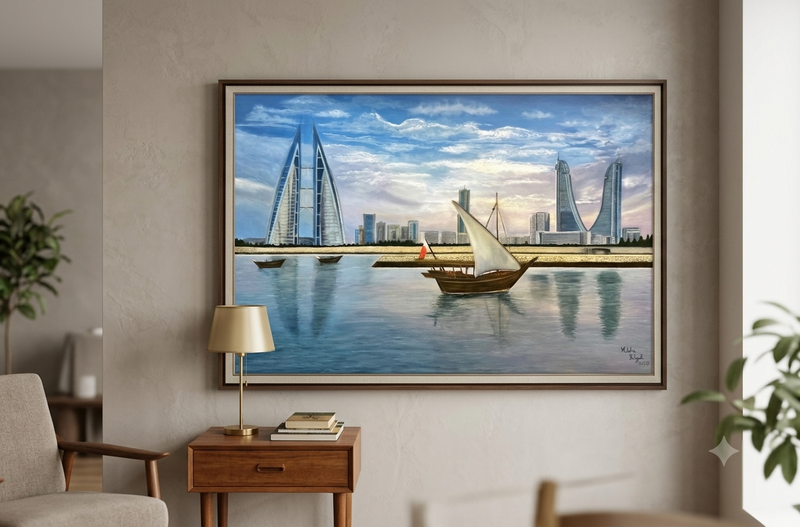 شراع على ضفاف المنامة