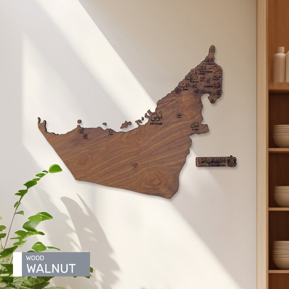 🇦🇪 UAE Map