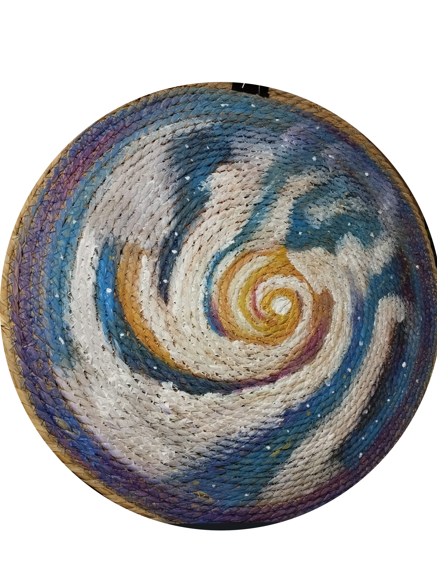 Artwork on palm fronds - 2