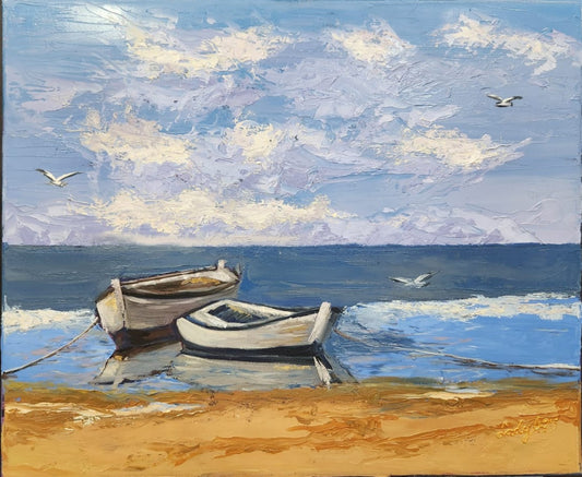 Between waves and sky