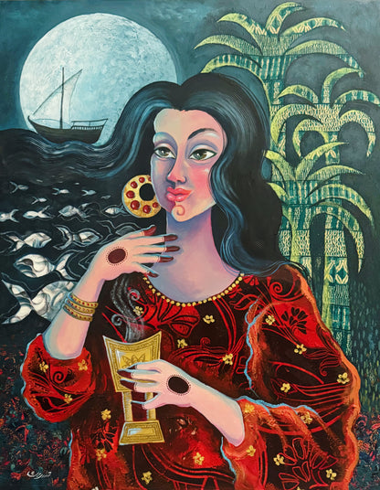 The moon whispers