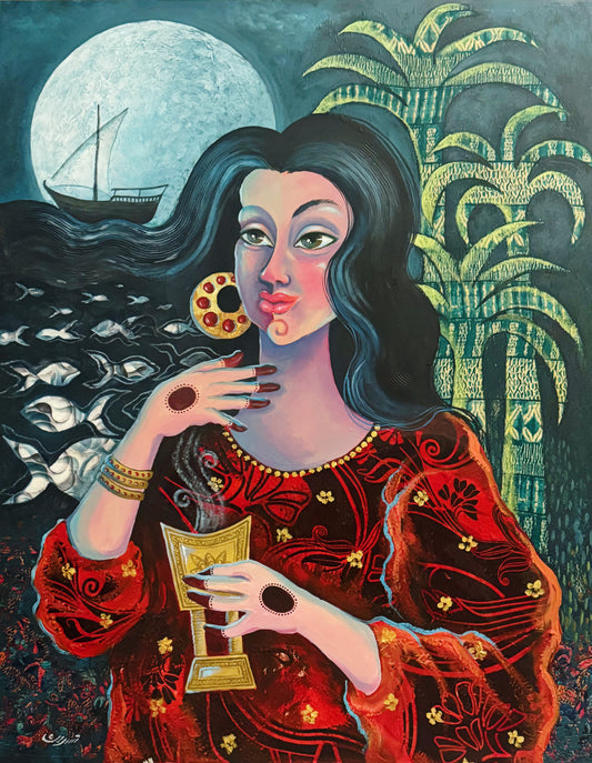 The moon whispers