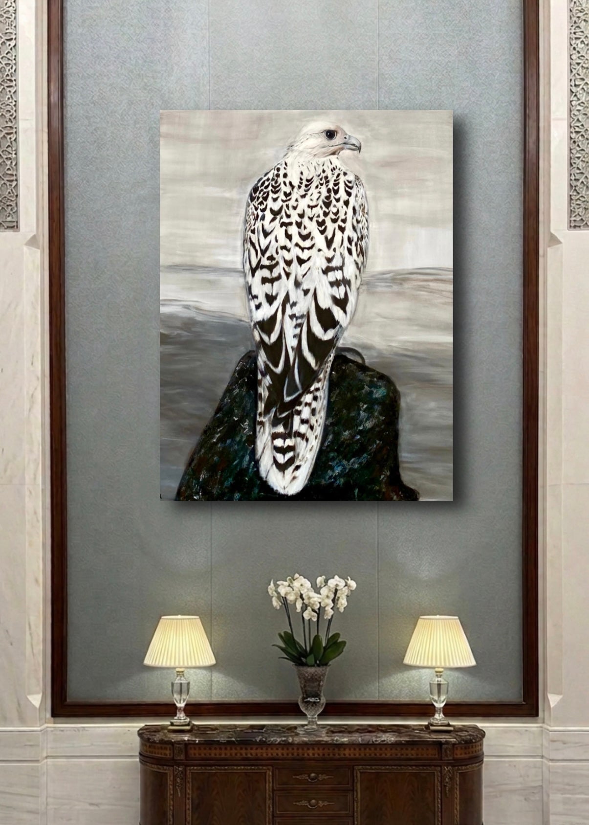White Gyrfalcon