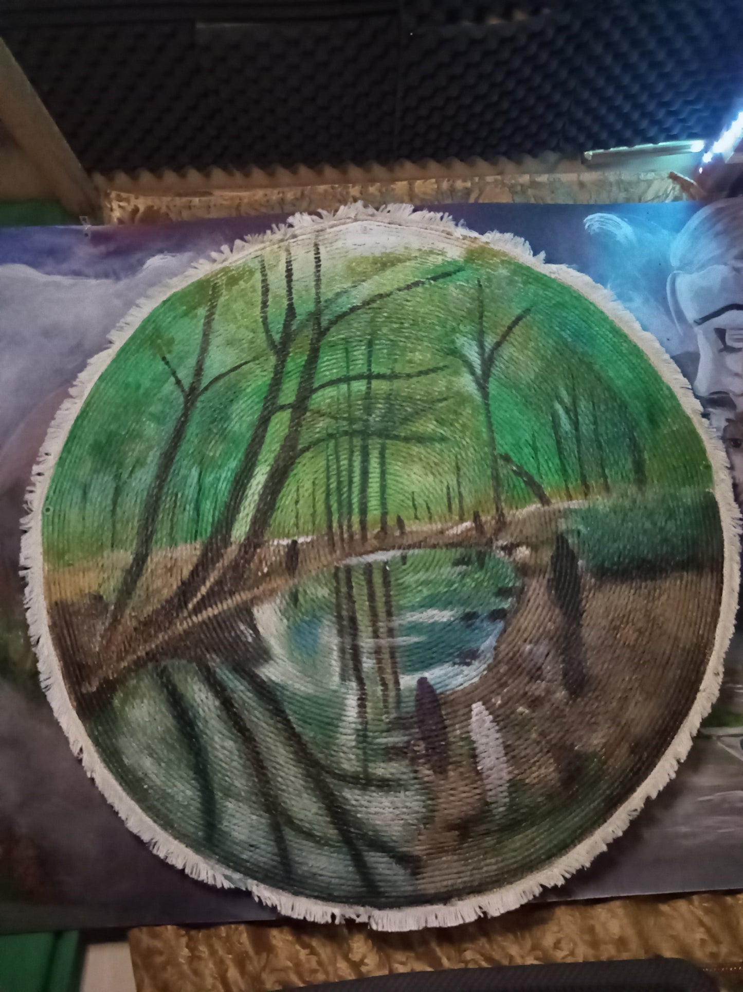 River and trees