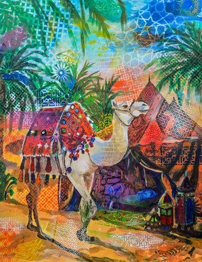 الجمل والطبيعة