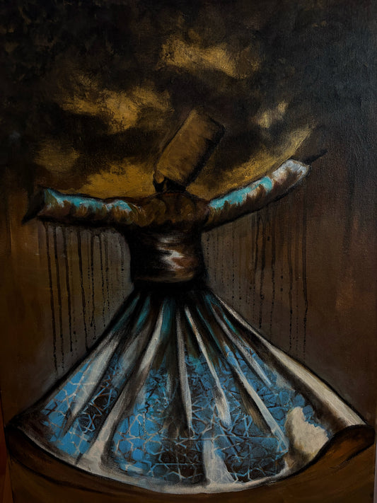 Sufi in Gold & Ash